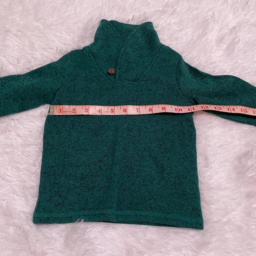 Baby Jumping Beans Dark Green Sweatshirt Size 18 Months - Picture 3 of 7